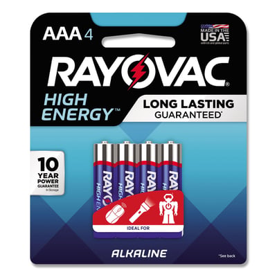 Rayovac High Energy Premium Alkaline AAA Batteries