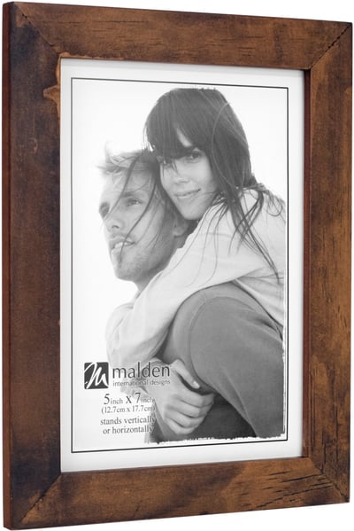 Malden Stone Wash Linear Picture Frame - Walnut