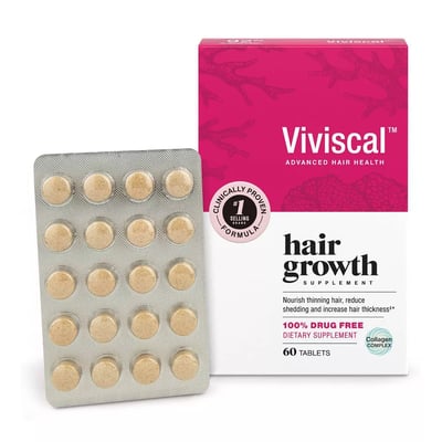Viviscal Advanced Hair Health Supplements 60 Tablets