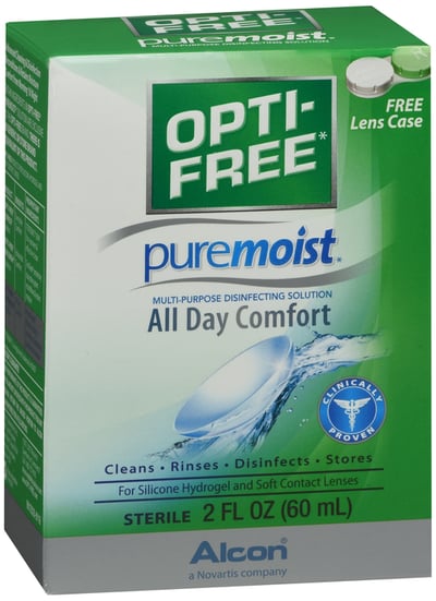 Opti-Free PureMoist Multi-Purpose Disinfecting Contact Lens Solution, 2 fl oz