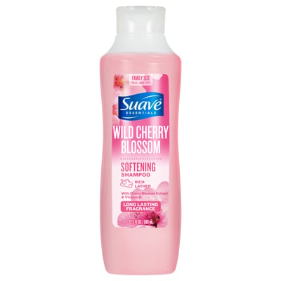 Suave Essentials Wild Cherry Blossom Softening Shampoo - 22.5 fl oz