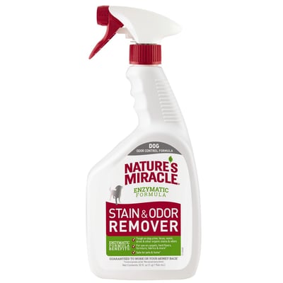 Nature's Miracle Spray Pet Stain And Odor Remover Enzymatic Formula 32 Oz