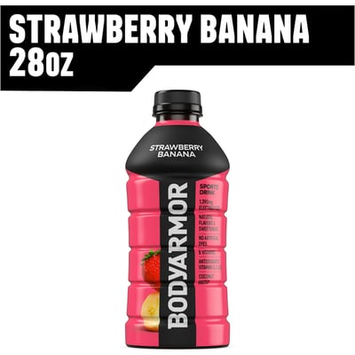 BODYARMOR Strawberry Banana Sports Drink, 28 fl oz, Bottle