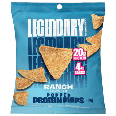 Legendary Foods Popped Ranch Flavored Protein Chips