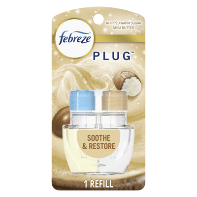 Febreze Plug Air Freshener Refill Soothe & Restore .87 fl oz