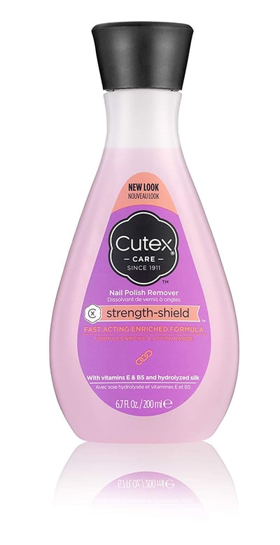Cutex Strength Shield Nail Polish Remover, 6.7 Fl Oz