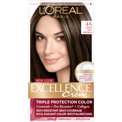 L'Oreal Paris L`oreal Excellence Creme Hair Color 4A Dark Ash Brown