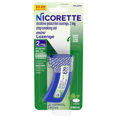 Nicorette Mini Nicotine Lozenges 2 mg 20 Count