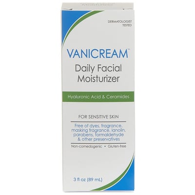 Vanicream Daily Facial Moisturizer For Sensitive Skin - 3 Fl Oz