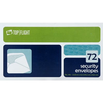 Top Flight Envelopes, Security, No. 6 3/4