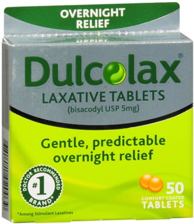 Dulcolax Overnight Laxative, 5 Mg, Comfort Coated Tablets