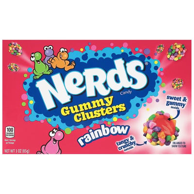 Nerds Gummy Clusters Rainbow Candy 3 oz
