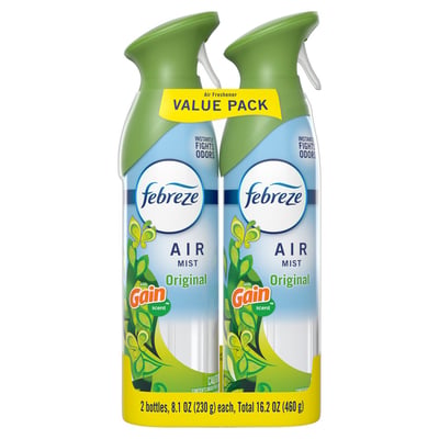 Febreze Air Mist Gain Original 2 Count 16.2 oz