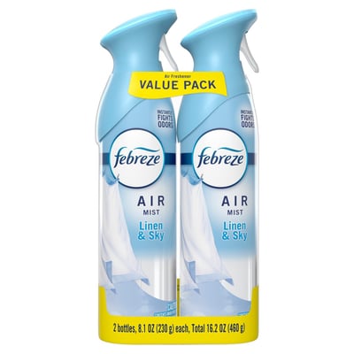 Febreze Air Mist Linen & Sky 2 Count 16.2 oz