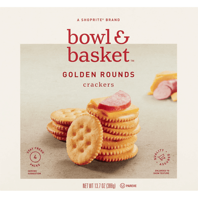 Bowl & Basket Golden Rounds Crackers 13.7 oz