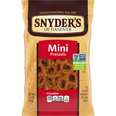 Snyder's Of Hanover Mini Pretzels 3.5 oz