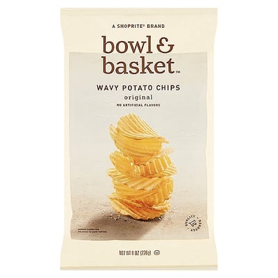 Bowl & Basket Original Wavy Potato Chips 8 oz