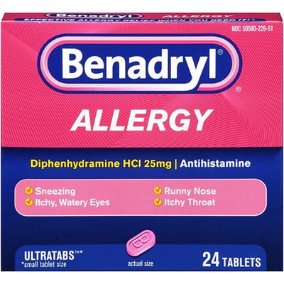 Benadryl Allergy Ultra Tablets