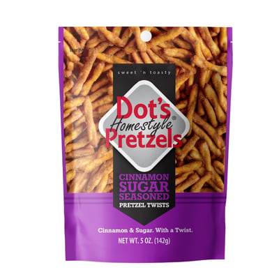 Dot's Homestyle Cinnamon Sugar Seasoned Pretzel Twists 5 oz