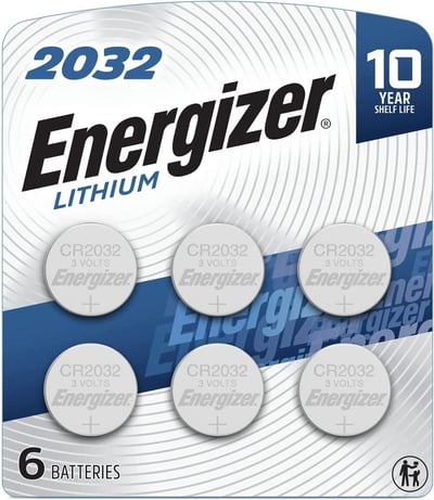 Energizer 6pk 2032 Batteries Lithium Coin Battery