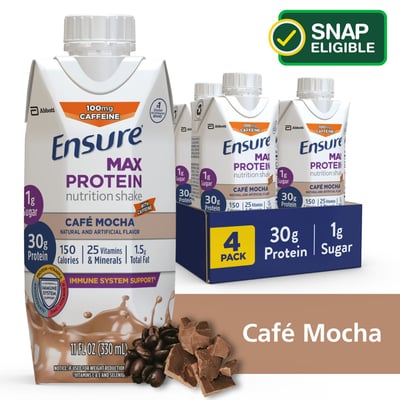 Ensure Max Protein Cafe Mocha Nutrition Shakes