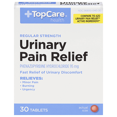 TopCare Urinary Pain Relief Tablets 97.5 mg, 30 ct