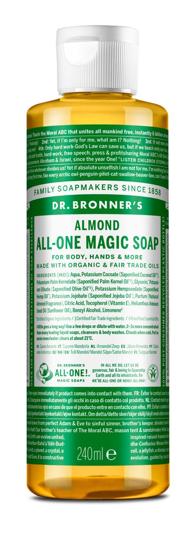 Dr. Bronner's Pure-Castile Liquid Soap Almond 8 fl oz