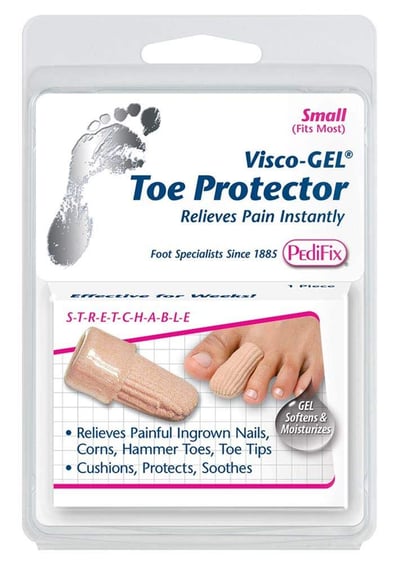 Pedifix Visco Gel Fabric Covered Toe Protector