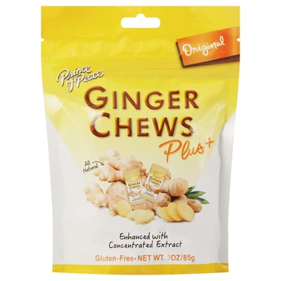 Prince Of Peace Ginger Chews Plus Original - 3 Oz