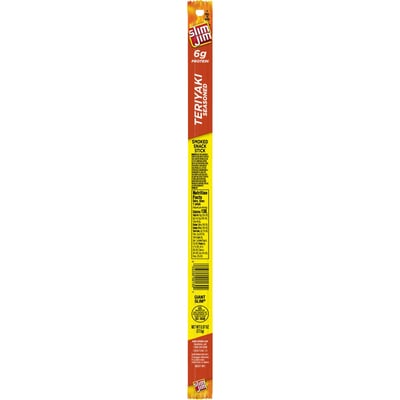 Slim Jim Snack Stick, Teriyaki Seasoned, Smoked 0.97 Oz