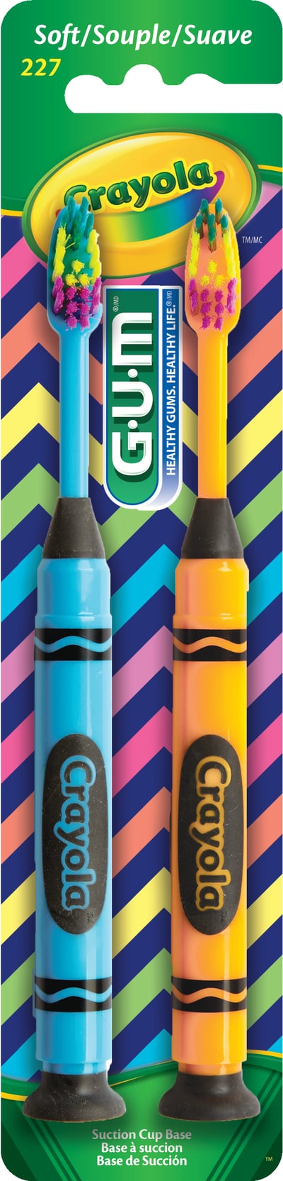 GUM Toothbrushes, Soft, Metallics