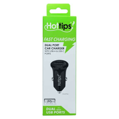 Hottips® Dual USB Car Charger – 20W