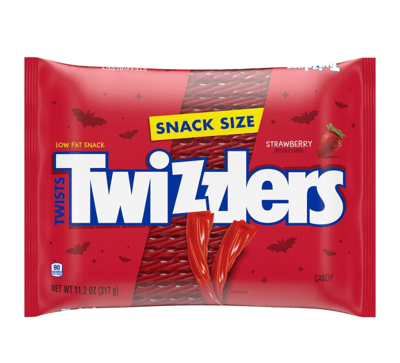 Twizzlers Strawberry Snack Size Candy 11.2 oz