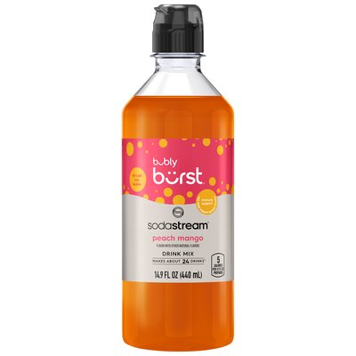 SodaStream Bubly Burst Peach Mango 14.9 fl oz