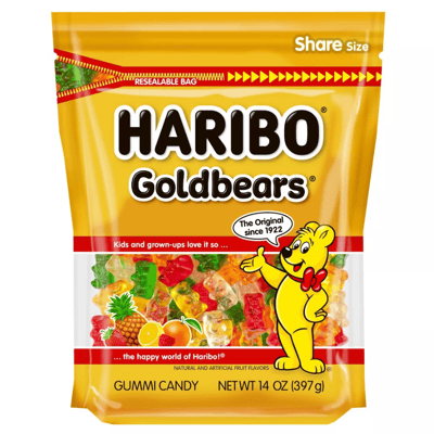 Haribo Goldbears Gummi Candy 14 oz