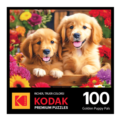 Kodak Jigsaw Puzzle, Assorted Designs, 100 Pieces