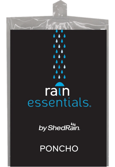 ShedRain Rain Essentials Poncho Clear One Size