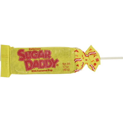 Sugar Daddy Milk Caramel Pop 1.7 oz