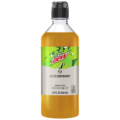 SodaStream Mountain Dew Drink Mix (Original) 14.9 Fl Oz