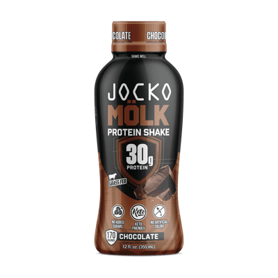 Jocko Molk Protein Shake Chocolate, 12 fl oz Bottle, 1 ct