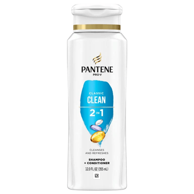Pantene Pro-V Classic Clean 2-in-1 Shampoo and Conditioner - 12 fl oz