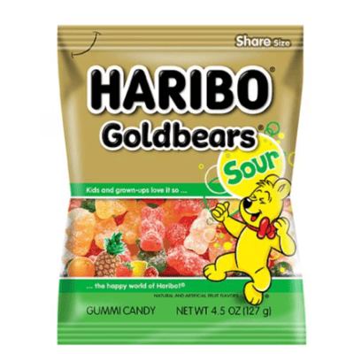 Haribo Goldbears Sour Gummi Candy 4.5 oz