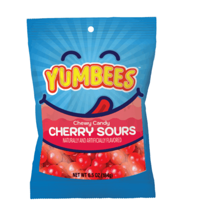 Yumbees Cherry Sours Candy 6.5 oz