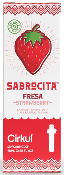 Cirkul Sabrocita Strawberry Flavor Cartridge Drink Mix