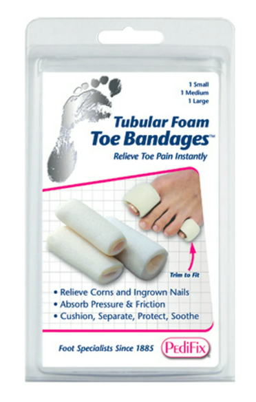 PediFix Tubular Toe Bandage, 3 ct