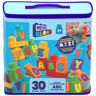 MEGA BLOKS Construction ABC Building Bag