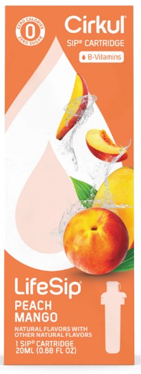 Cirkul LifeSip Peach Mango Flavor Cartridge Drink Mix