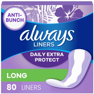 Always Xtra Protection Daily Liners, Long