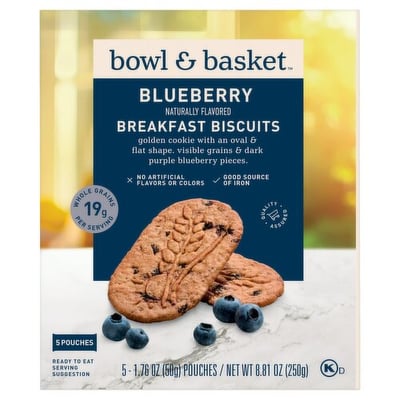 Bowl & Basket Blueberry Breakfast Biscuits 5 Count