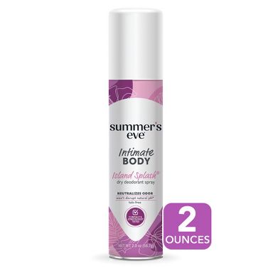 Summer’s Eve Island Splash Feminine Deodorant Spray, 2 oz
